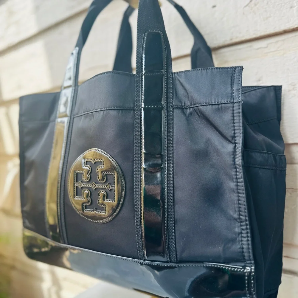 TORY BURCH black tote bag - Picture 4 of 17